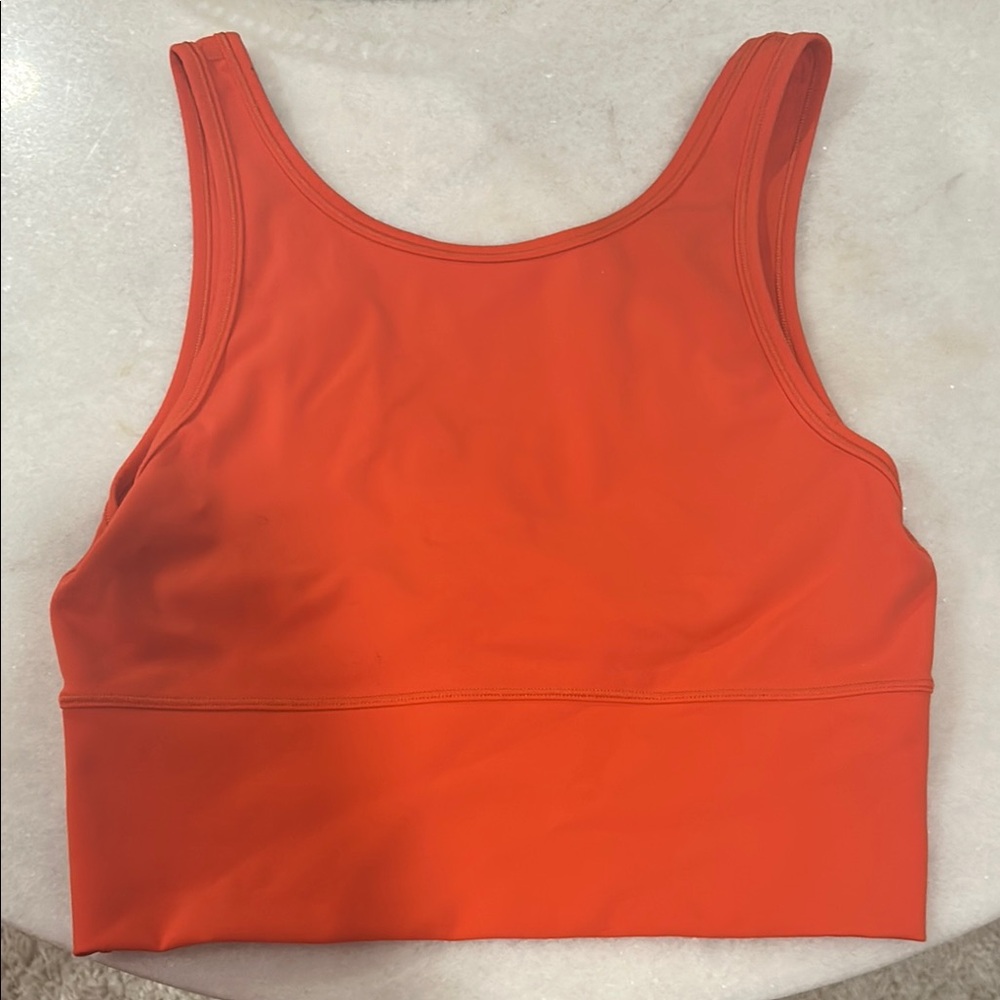 Lululemon Vibrant Orange Tank Top